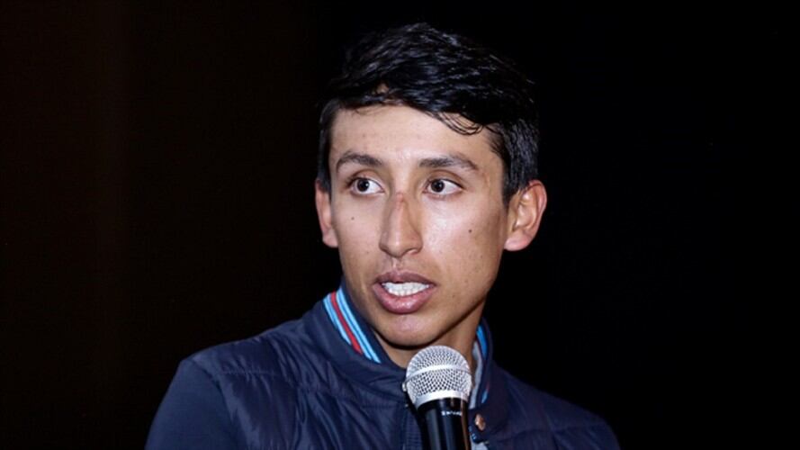 Ciclista colombiano Egan Bernal. Foto: Colprensa-Diego Pineda