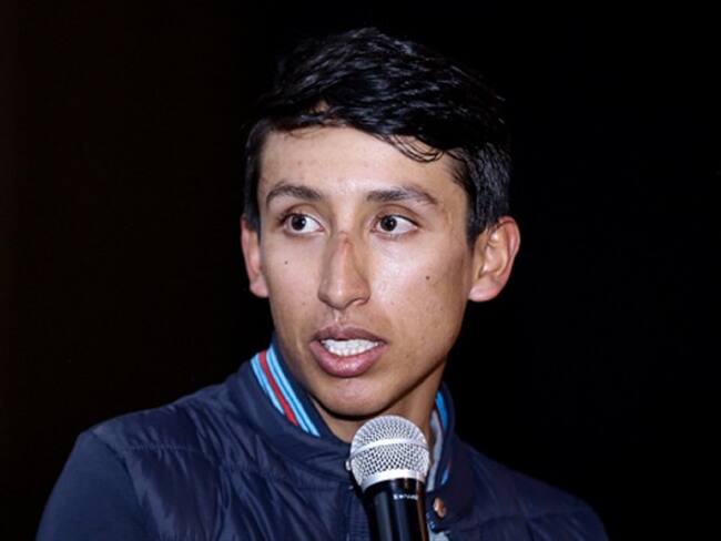 Ciclista colombiano Egan Bernal. Foto: Colprensa-Diego Pineda