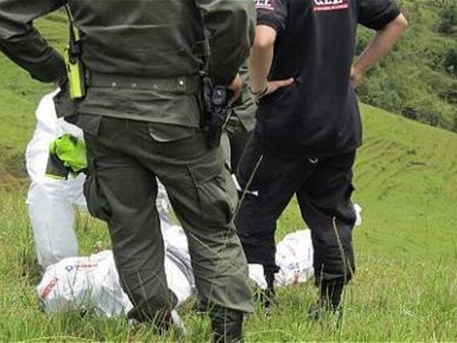 Autoridades investigan doble homicidio en el municipio de Tibú, Norte de Santander. Foto: Colprensa