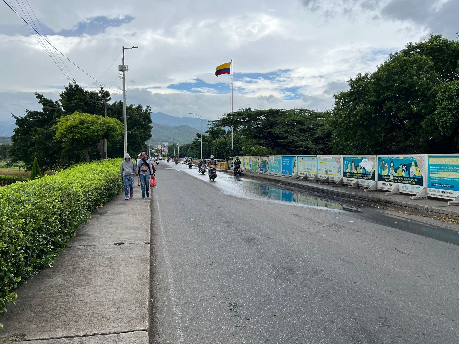 Puente internacional Simón Bolívar. / Foto: W Radio Cúcuta.