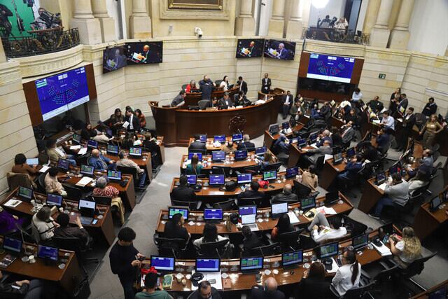 Plenaria del Senado Colombia. Foto: (Colprensa - Lina Gasca)