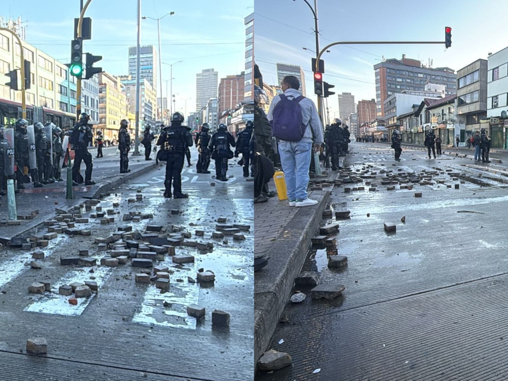 Protestas indígenas. Foto: W Radio.