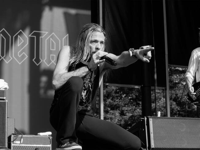 Taylor Hawkins, baterista de la banda Foo Fighters. (Photo by Jim Bennett/Getty Images) / Jim Bennett