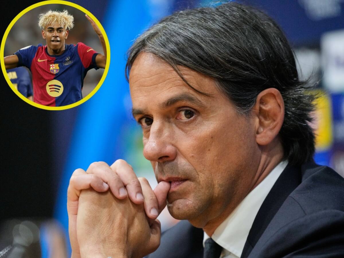 Simone Inzaghi, técnico del Inter de Milán, elogió a Yamal: “es un talento único en el mundo”