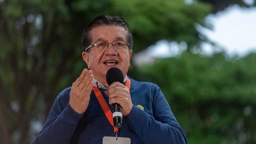 El ministro de Salud, Fernando Ruiz, descartó la posibilidad de reabrir los vuelos desde Brasil. Foto: Colprensa / MINSALUD