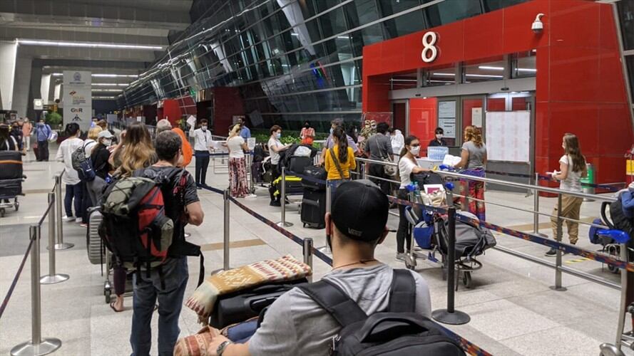 Fueron repatriados 366 colombianos que estaban varados en el exterior. Foto: cancillería