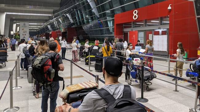 Fueron repatriados 366 colombianos que estaban varados en el exterior. Foto: cancillería