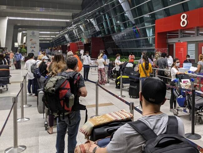 Fueron repatriados 366 colombianos que estaban varados en el exterior. Foto: cancillería