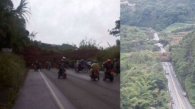 Variante La Romelia - Pollo en Risaralda. Foto: Cortesía Diger Pereira