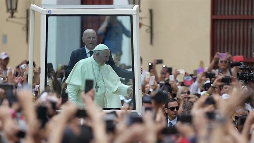 El papa pide se rechace todo tipo de violencia en vida política de Venezuela. Foto: Colprensa