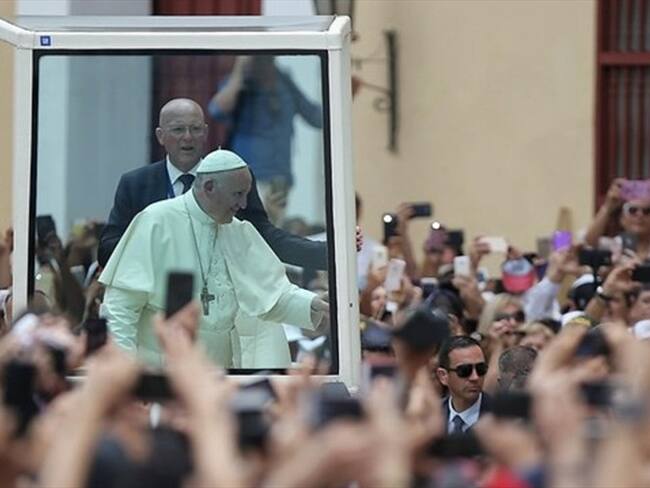 El papa pide se rechace todo tipo de violencia en vida política de Venezuela. Foto: Colprensa