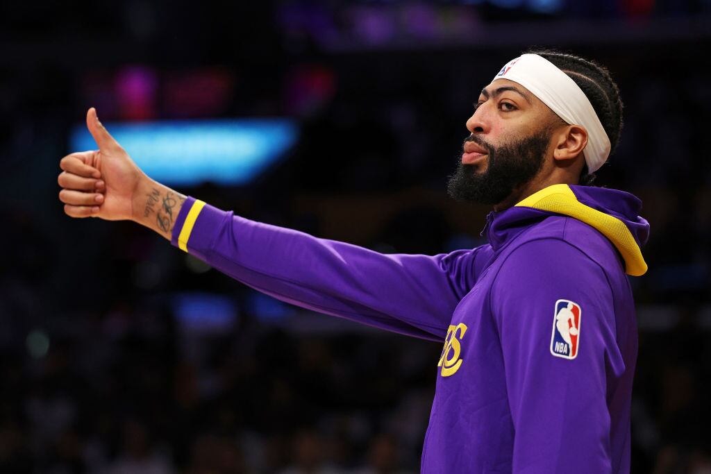 Anthony Davies de Los Angeles Lakers. Foto: Harry How/Getty Images.