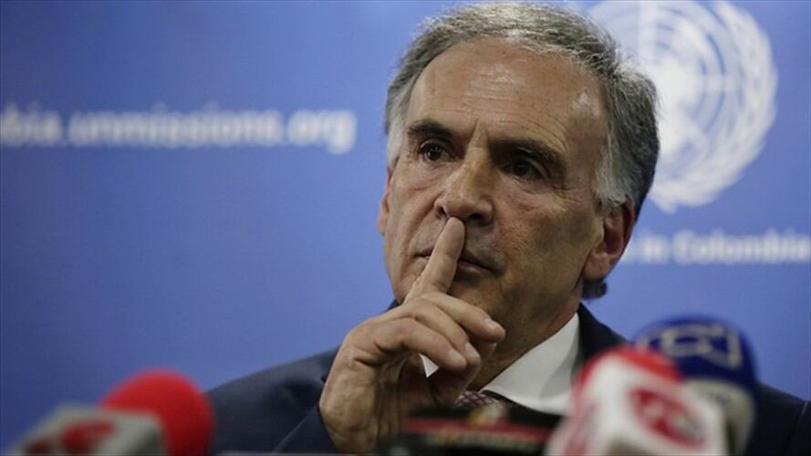 Jean Arnault, jefe de misión de observación de la ONU. Foto: Colprensa