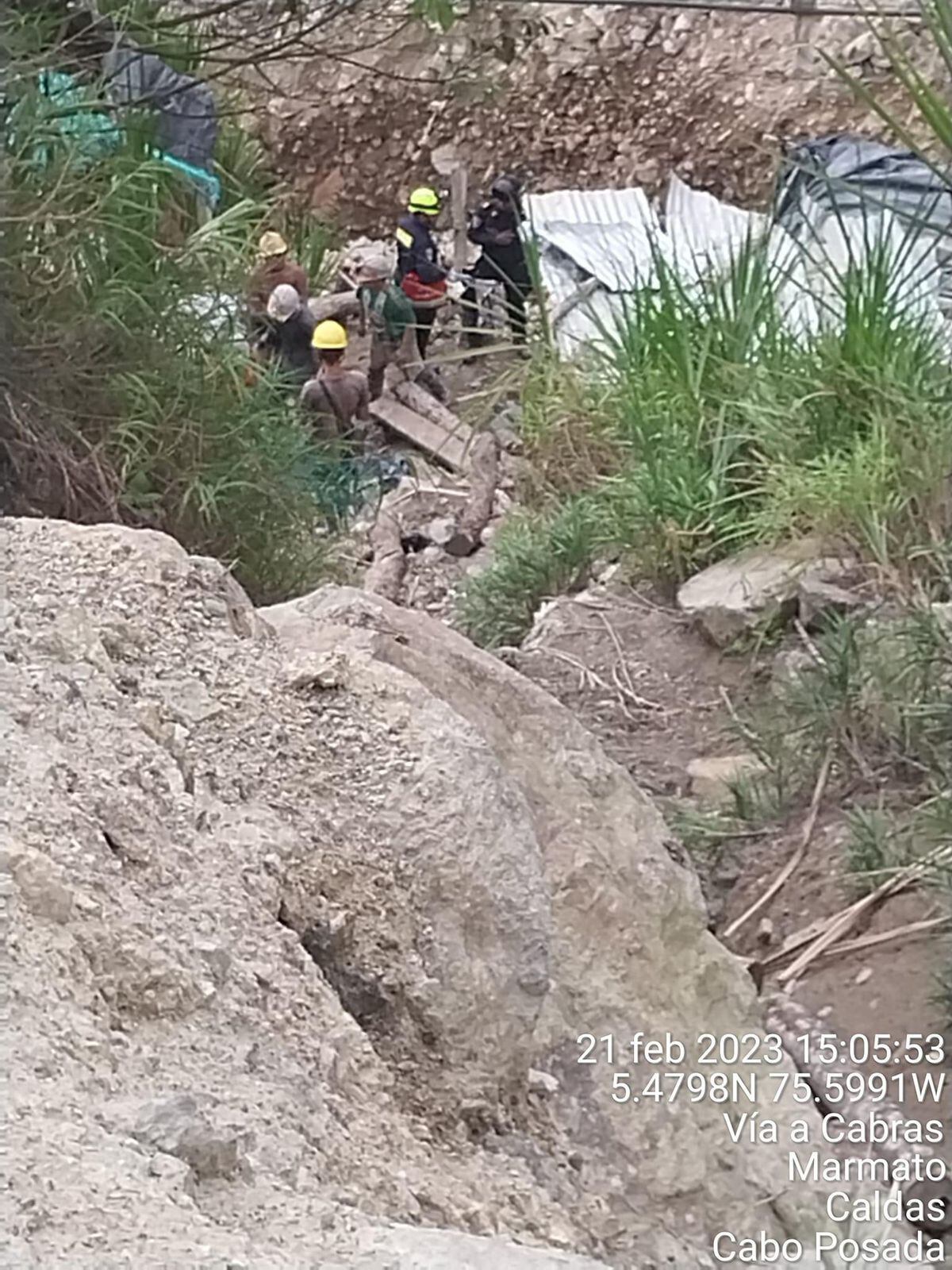 Crédito: Bomberos Marmato, Caldas.