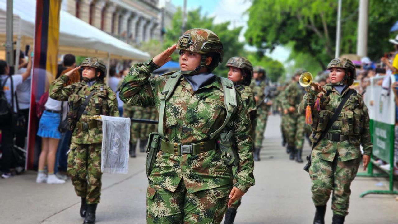 Conmemoración del 20 de Julio: así será el desfile militar y policial en la ciudad de Montería. Foto: prensa Gobernación de Córdoba.