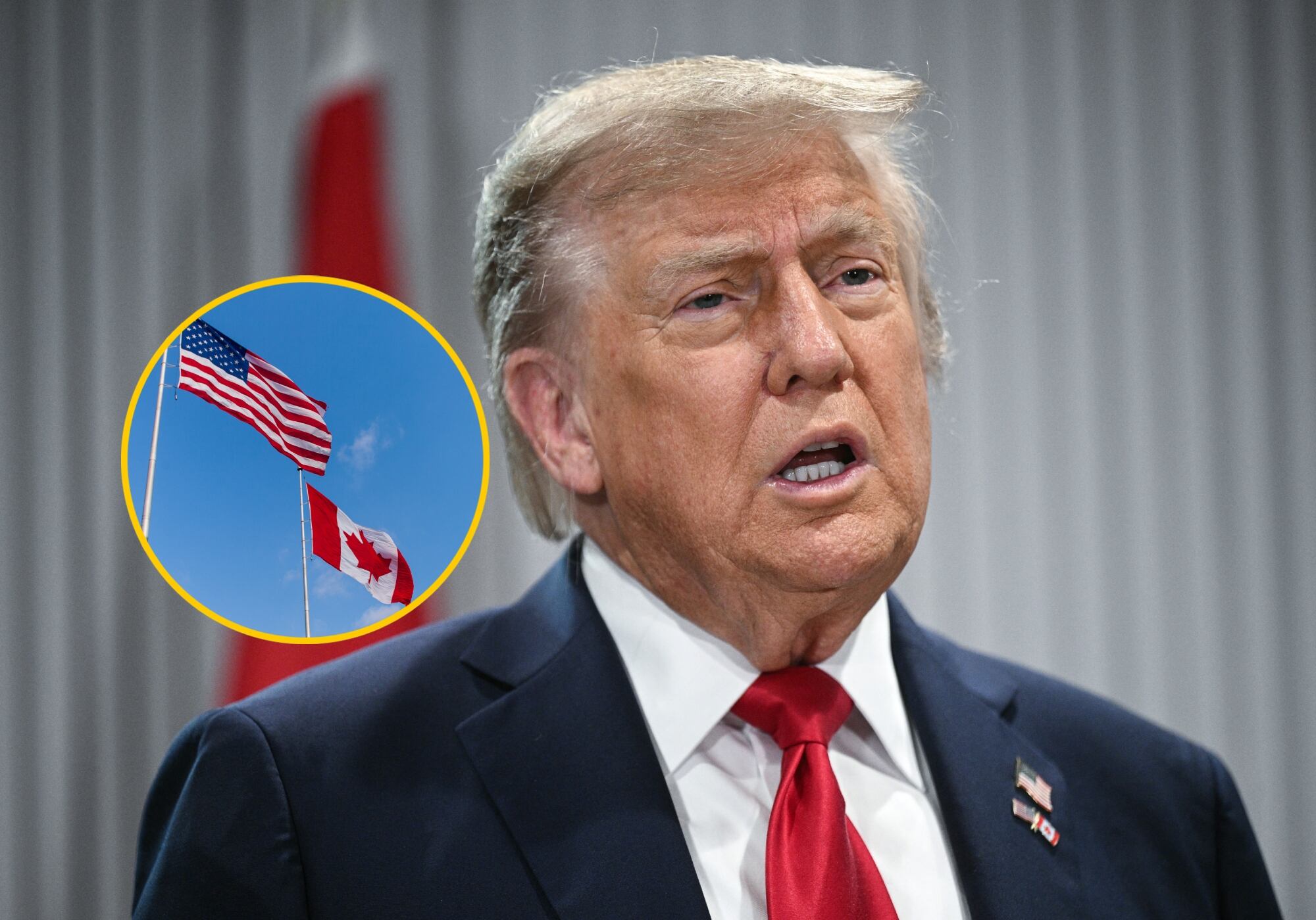 Donald Trump rompió negociaciones comerciales con Canadá. Foto: Getty Images.