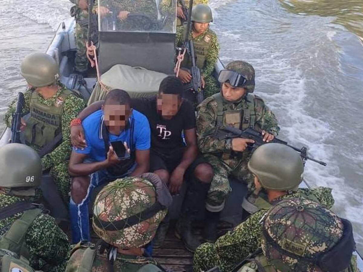 Cinco disidentes de las Farc se entregaron a las autoridades en el Cauca