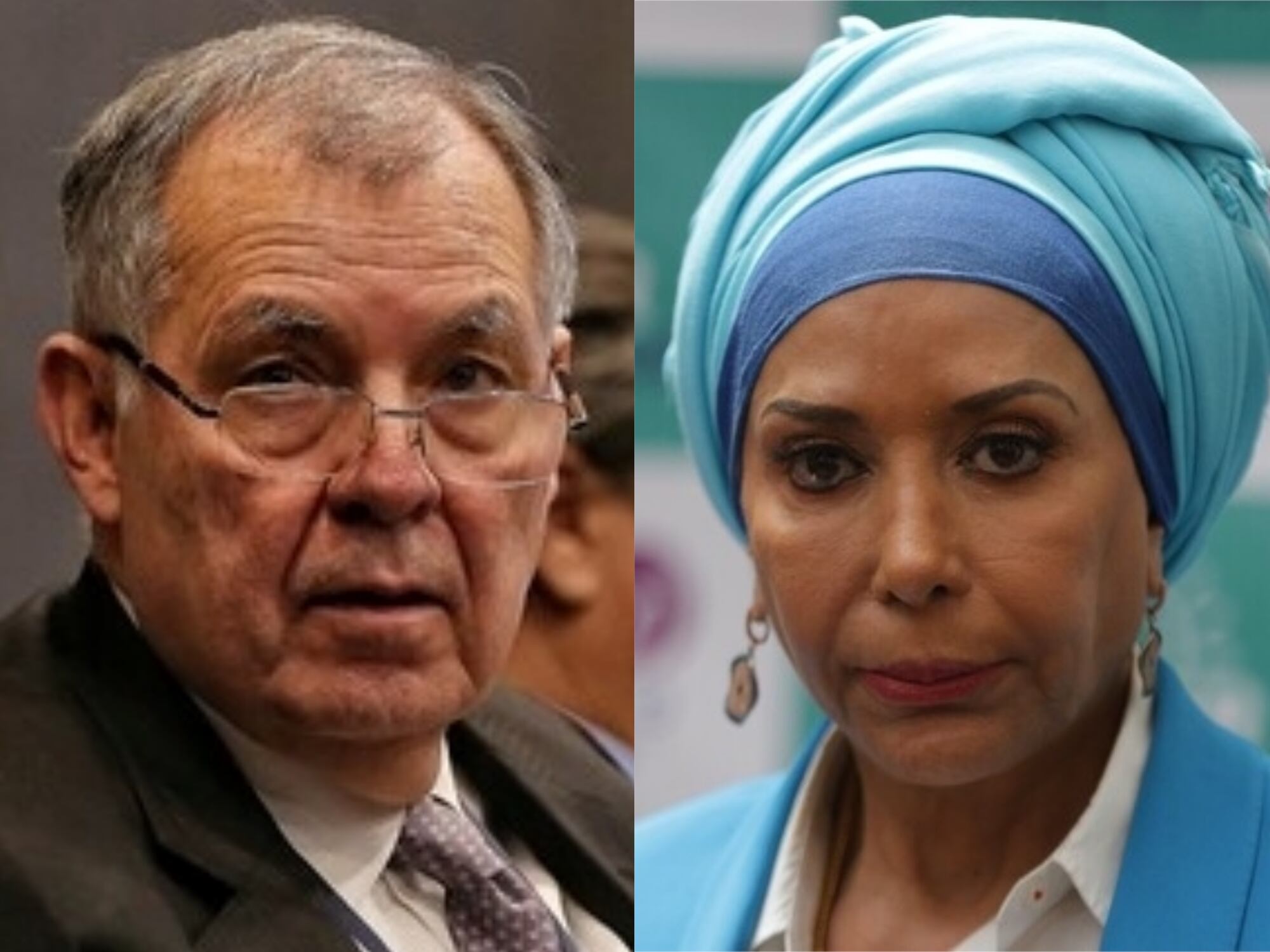 Alejandro Ordoñez y Piedad Córdoba Foto: Colprensa - Camila Díaz - Álvaro Tavera