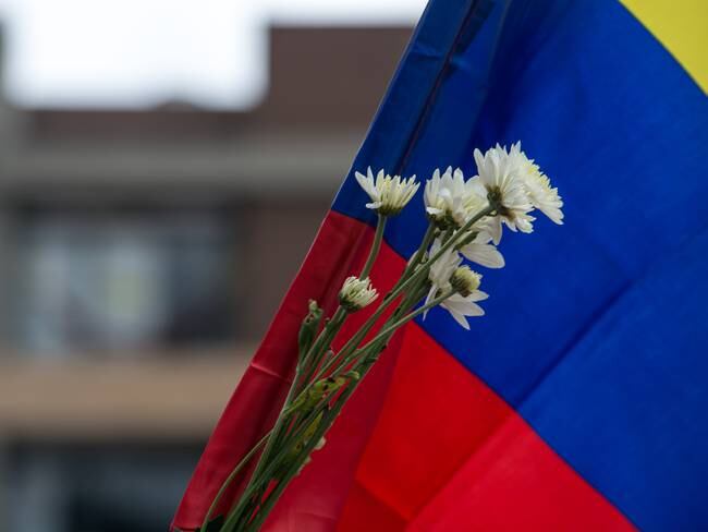 Imagen de referencia de bandera de paz. Foto: Getty Images
