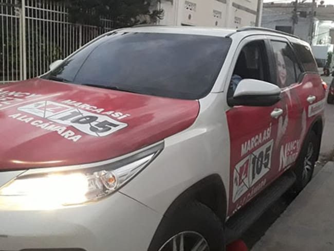 Con camioneta robada, candidata hacía campaña en Ciénaga, Magdalena