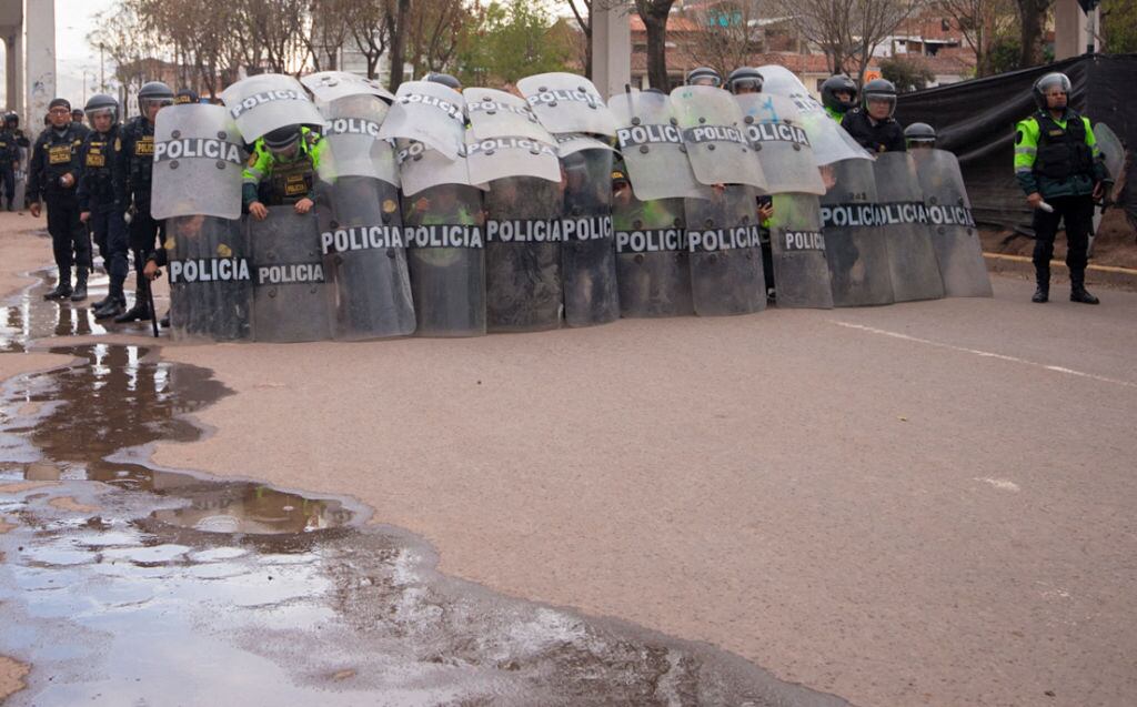 Protestas en Cuzco, Perú. Foto: IVAN FLORES/AFP via Getty Images