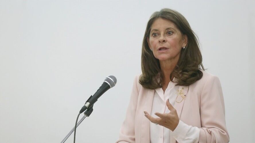 La vicepresidenta y canciller envió unas cartas a la OEA y CIDH con la agenda que se debe manejar durante la visita. . Foto: Colprensa - Camila Díaz