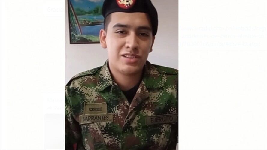 En un video de Tik Tok, un soldado discapacitado pidió que no estigmaticen al Ejército a raíz del presunto abuso sexual a una niña de parte de algunos uniformados.. Foto: Captura de Pantalla