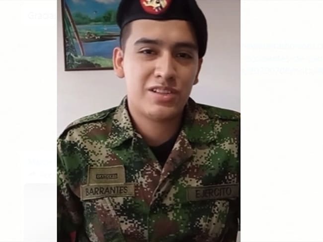 En un video de Tik Tok, un soldado discapacitado pidió que no estigmaticen al Ejército a raíz del presunto abuso sexual a una niña de parte de algunos uniformados.. Foto: Captura de Pantalla