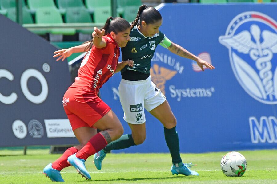 Deportivo Cali - América de Cali, Liga Femenina Colombiana. (Foto: Dimayor)