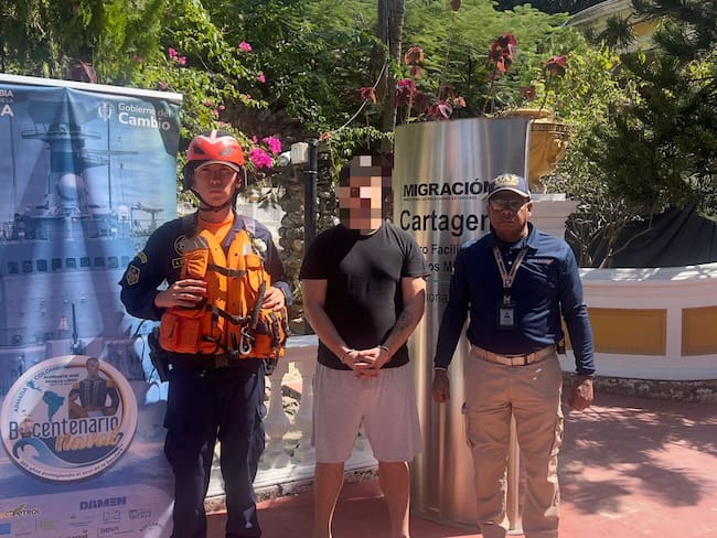 Un ciudadano albanés pedido en extradición fue capturado en Islas del Rosario, Cartagena. Foto: Suministrada.