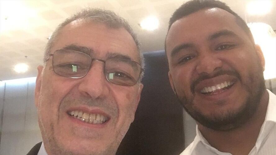 El alcalde William Dau junto al concejal Javier Julio Bejarano. Foto: Tomada de redes sociales.