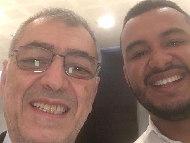 El alcalde William Dau junto al concejal Javier Julio Bejarano. Foto: Tomada de redes sociales.