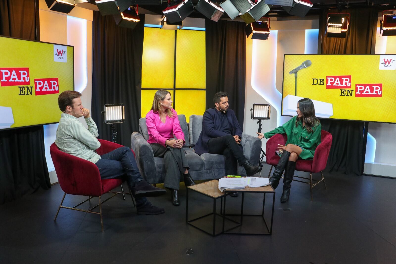 Carolina Arbeláez y Alfredo Mondragón. Foto: W Radio.