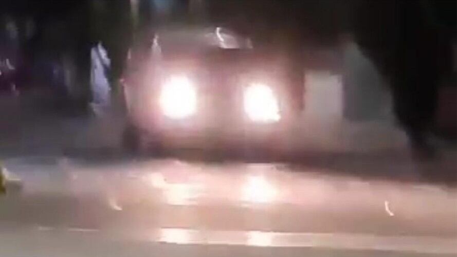 pistola camioneta . Foto: tomada de videos de redes sociales.