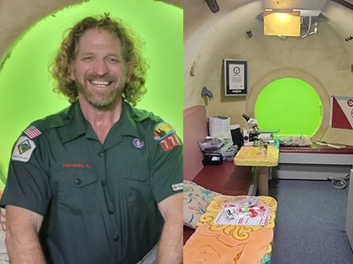 “Lo que más extraño es el sol”: hombre que lleva viviendo más de 90 días bajo el agua