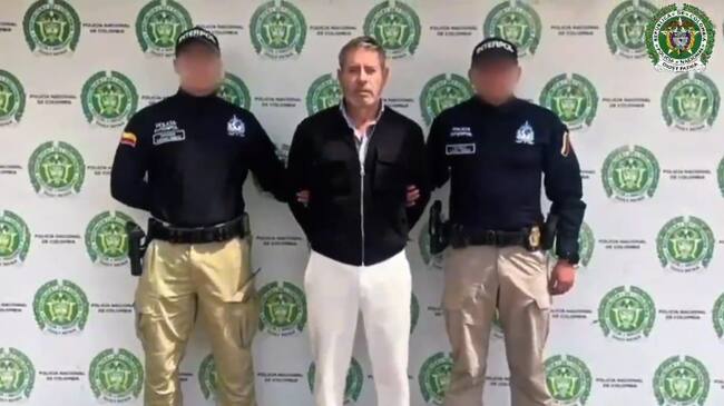 Capturan en Bogotá a alias 'Toca'. Foto: @DirectorPolicia vía X.