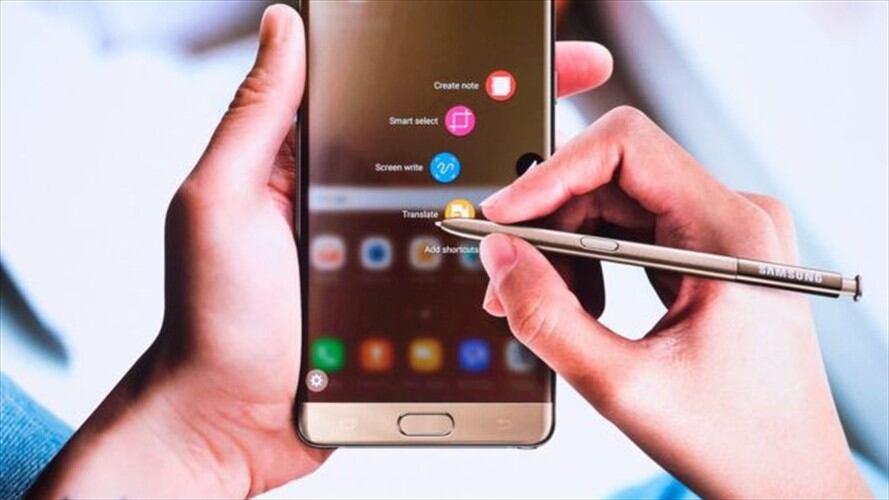 La Galaxy Note 7, que incluye el lápiz inteligente S Pen, estará a la venta a partir del 19 de agosto. Foto: BBC Mundo