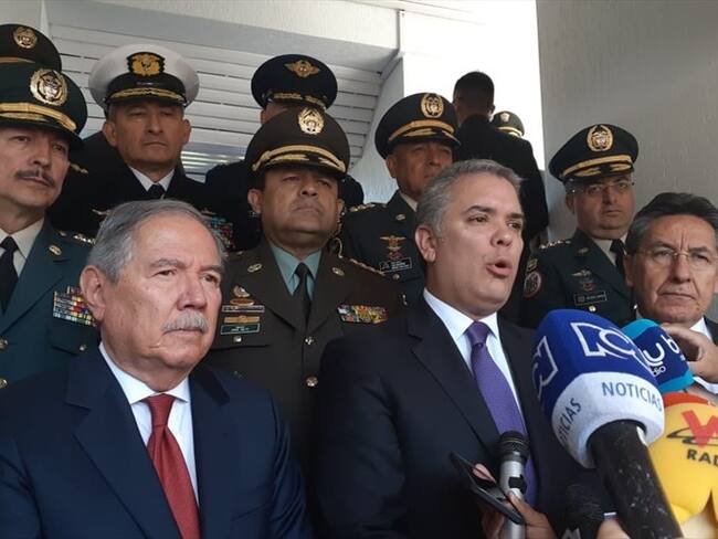 El presidente Iván Duque confirmó que se trató de una operación en la que fueron capturadas 11 personas. . Foto: W Radio