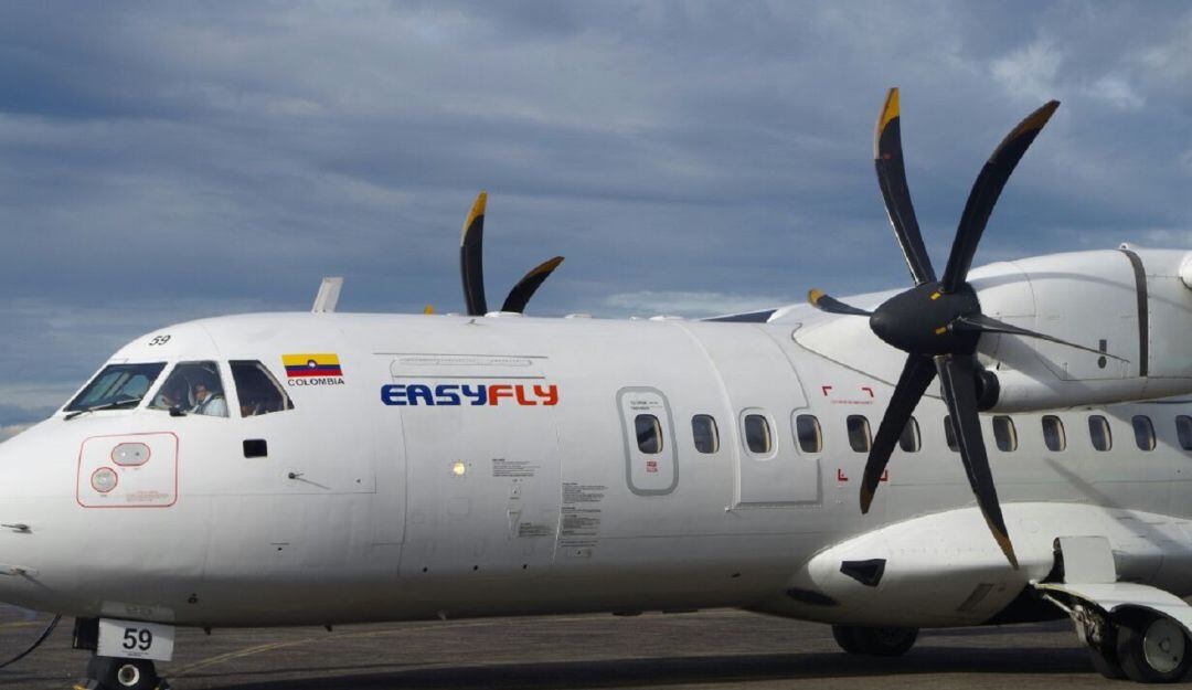 Avión de EasyFly. Foto: EasyFly