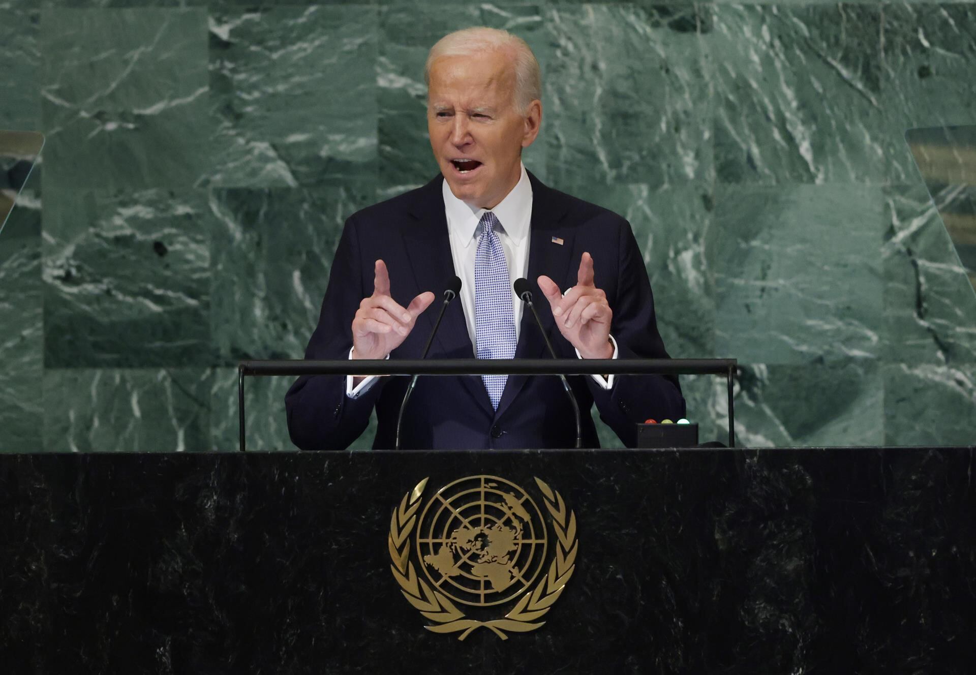 Joe Biden en la Asamblea de Naciones Unidas.