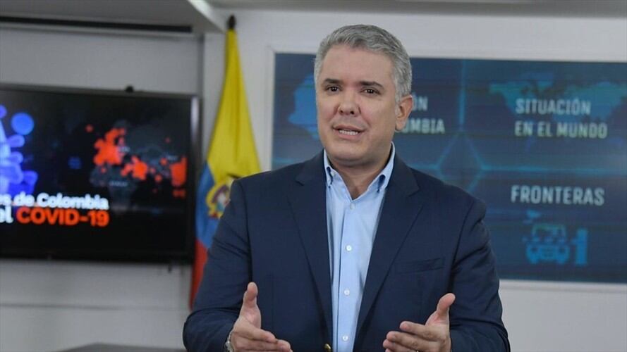 Presidente Iván Duque confirmó que su prueba del Coronavirus salió negativa . Foto: Colprensa