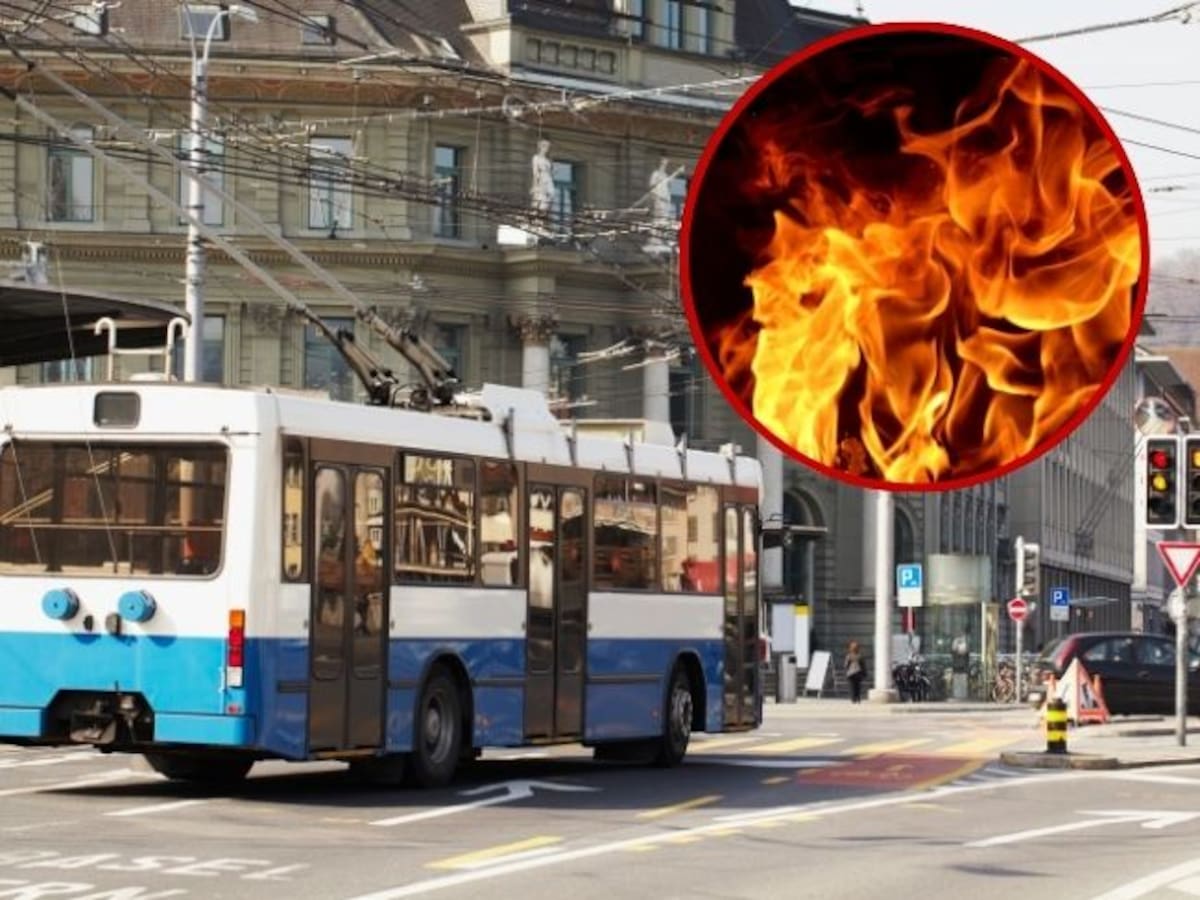 Indicios apuntan a que un hombre se prendió fuego en autobús en Suiza