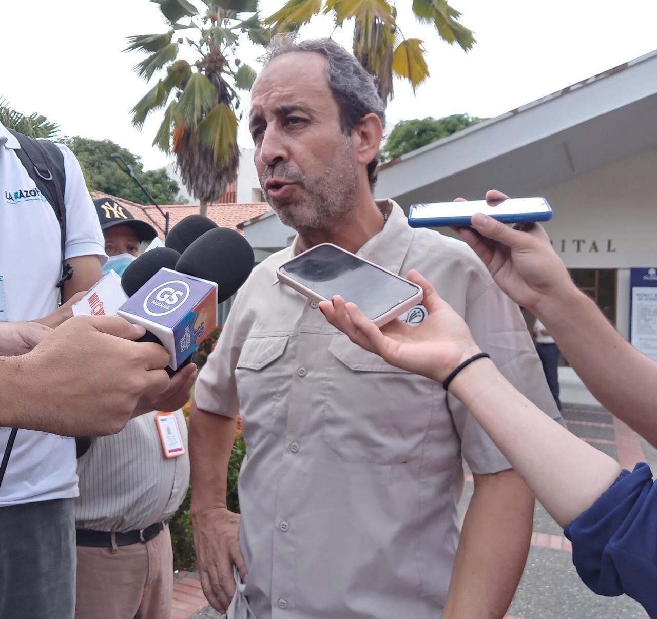 Superintendente de Salud, Fabio Aristizábal .Foto: Claudia Hernández/La W.