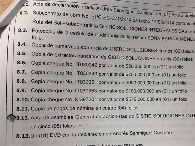 Estos son los cheques de donde habría salido dinero de Odebrecht para reelección de Santos
