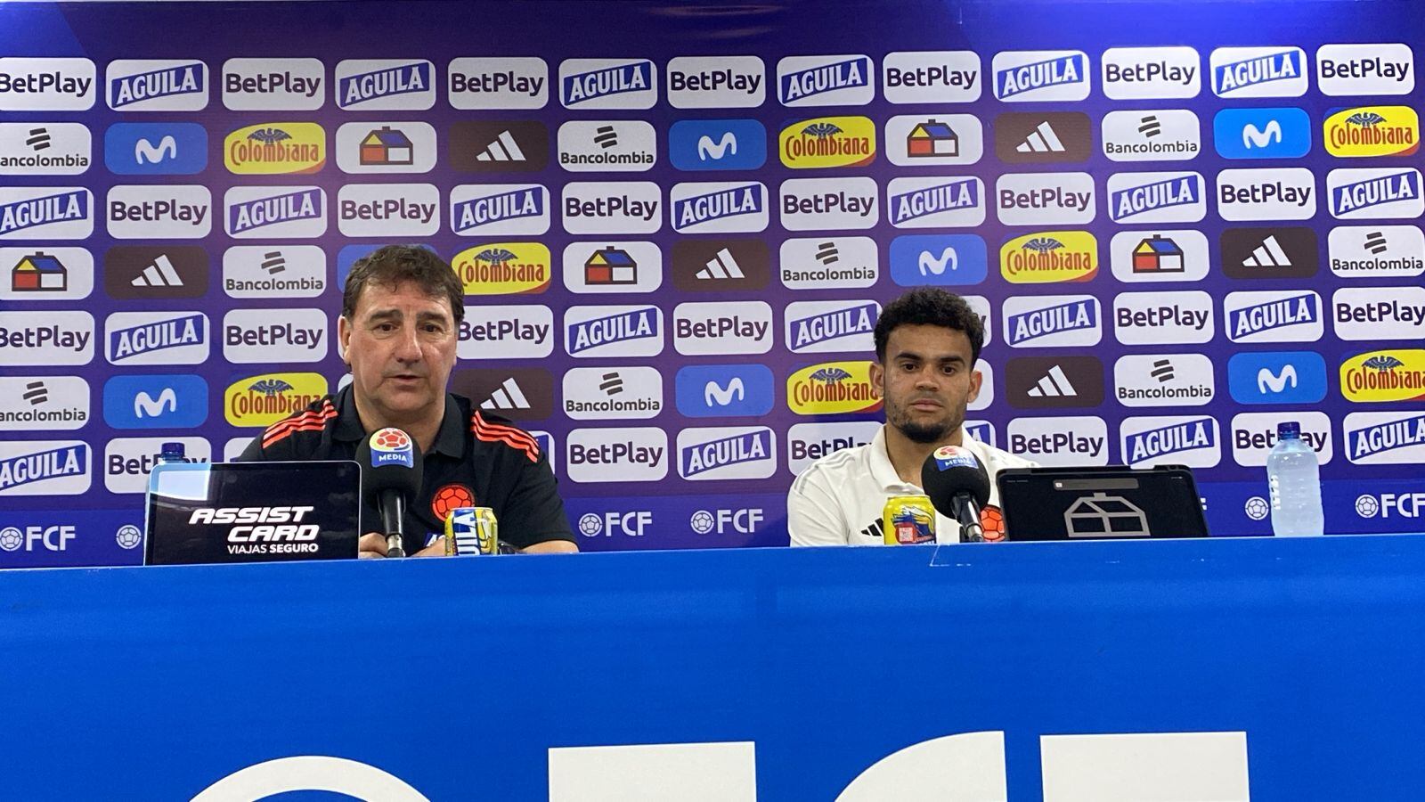 Néstor Lorenzo y Luis Díaz. Foto: W Radio