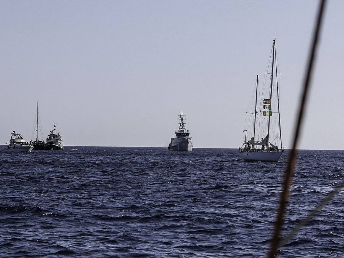 Israel afirmó que ningún barco de la flotilla rumbo a Gaza logró romper el bloqueo