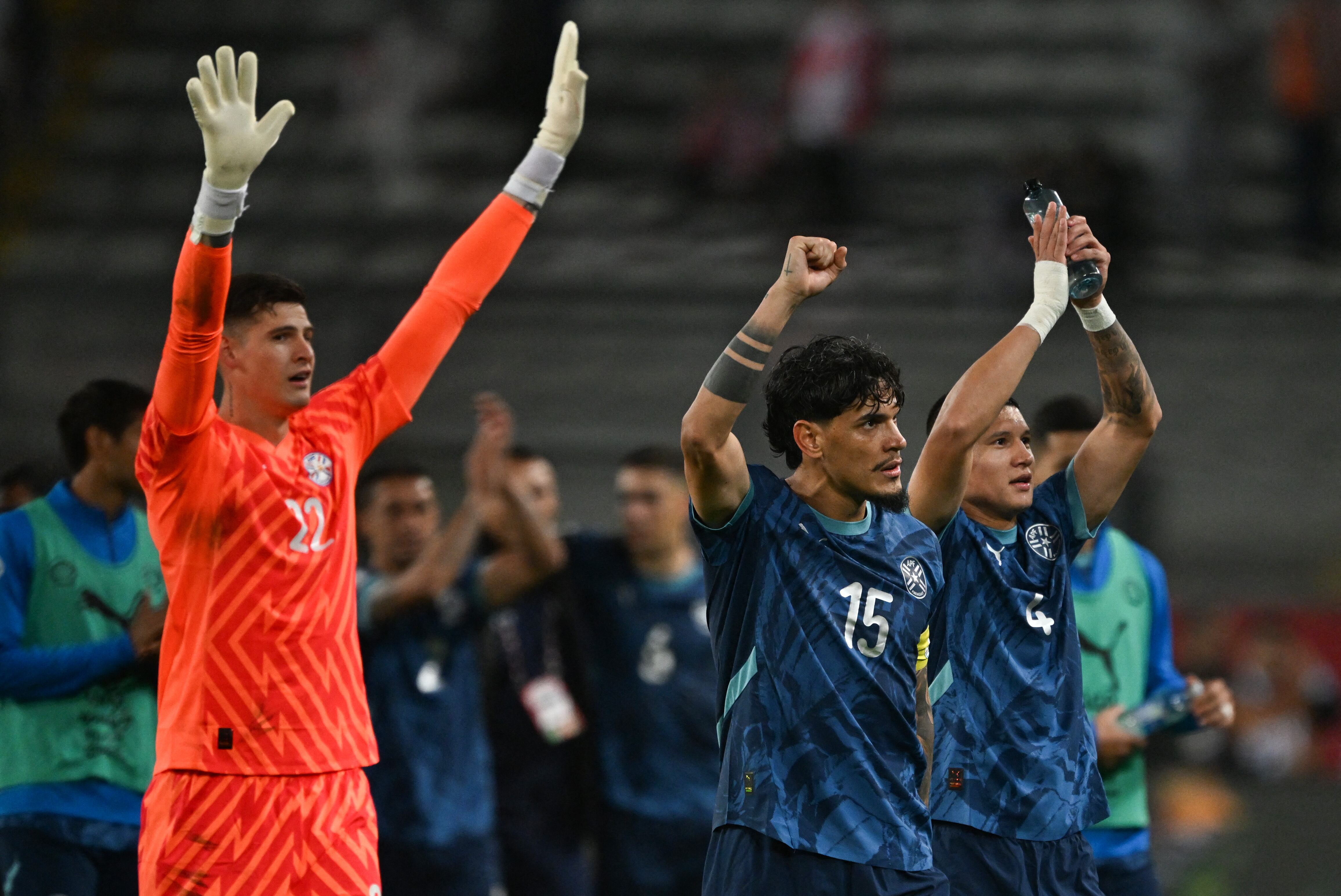 Paraguay vs. Perú en Lima. FOTO: ERNESTO BENAVIDES/AFP vía Getty Images