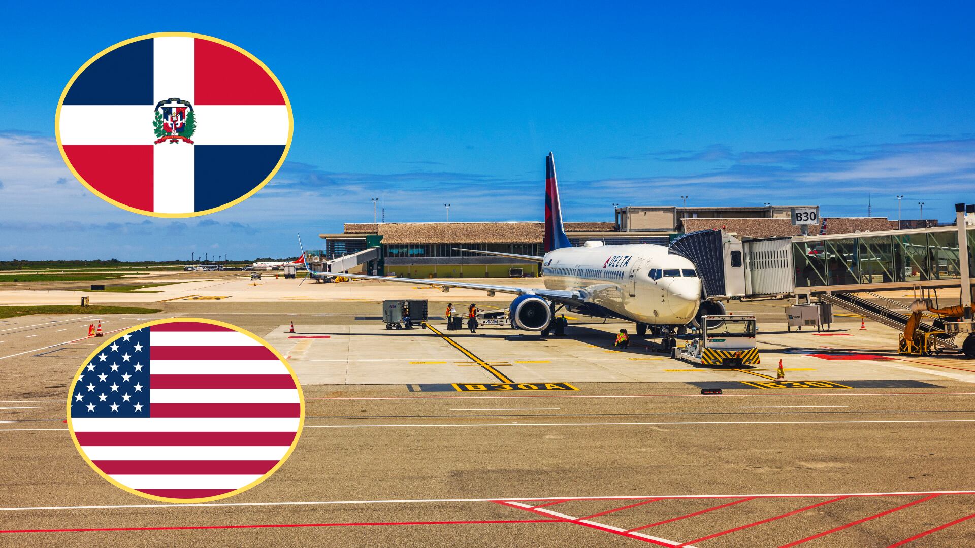 Aeropuerto de Punta Cana en Republica Dominicana. Estados Unidos. Republica Dominicana. Foto: Getty Images.