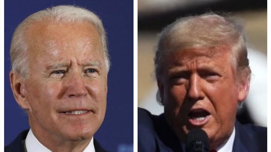 Joe Biden y Donald Trump. Foto: Getty Images