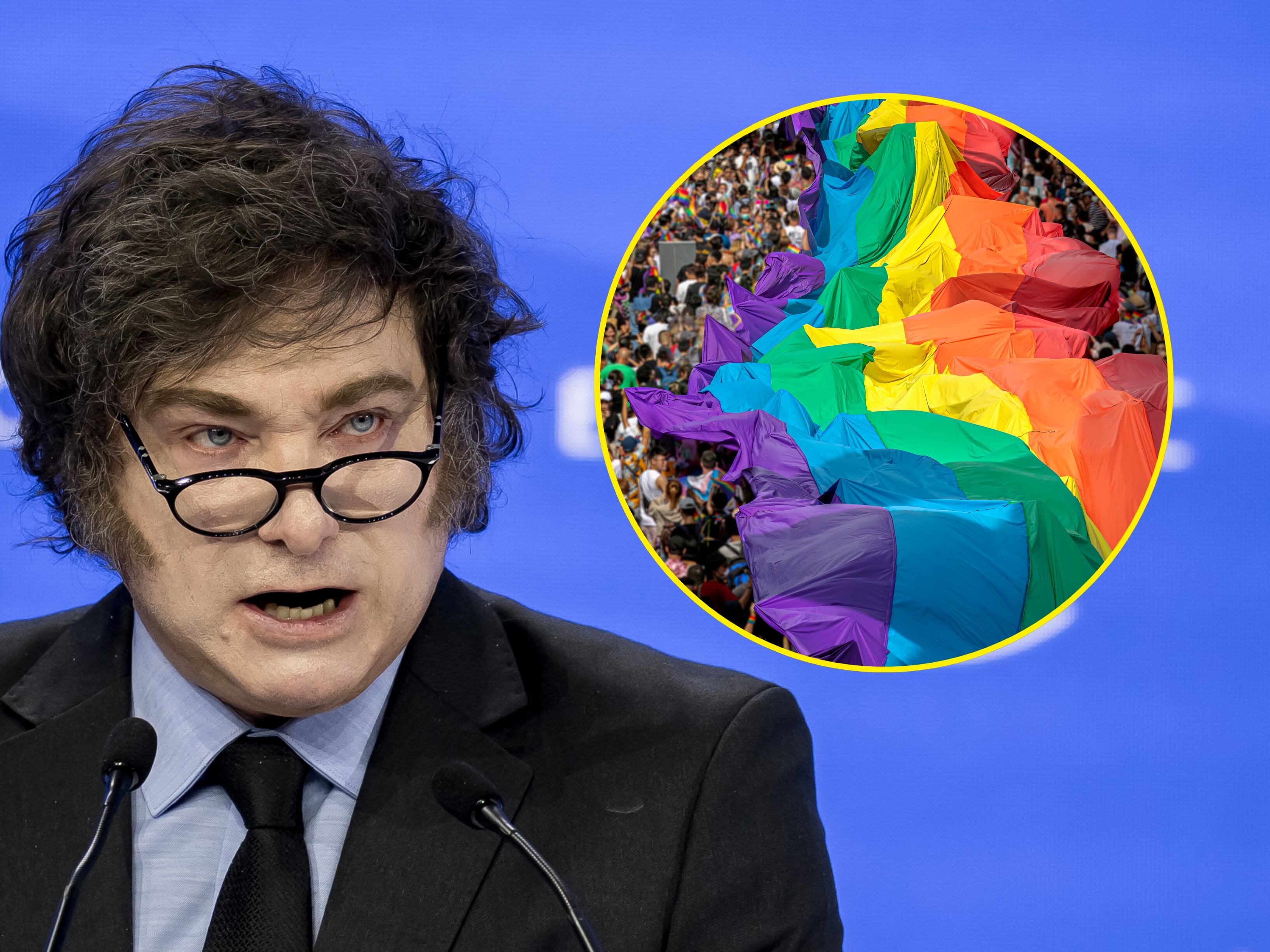 Presidente de Argentina, Javier Milei. FOTO: FABRICE COFFRINI / AFP via Getty Images)